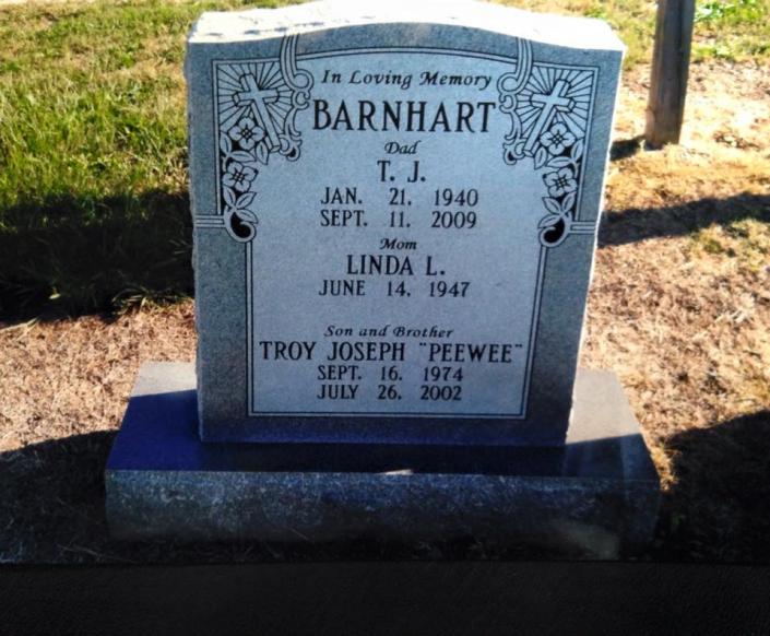 Granite Upright headstones come in many different sizes, shapes, textures, finishes and colors. They consist of sections, a top piece and a base.